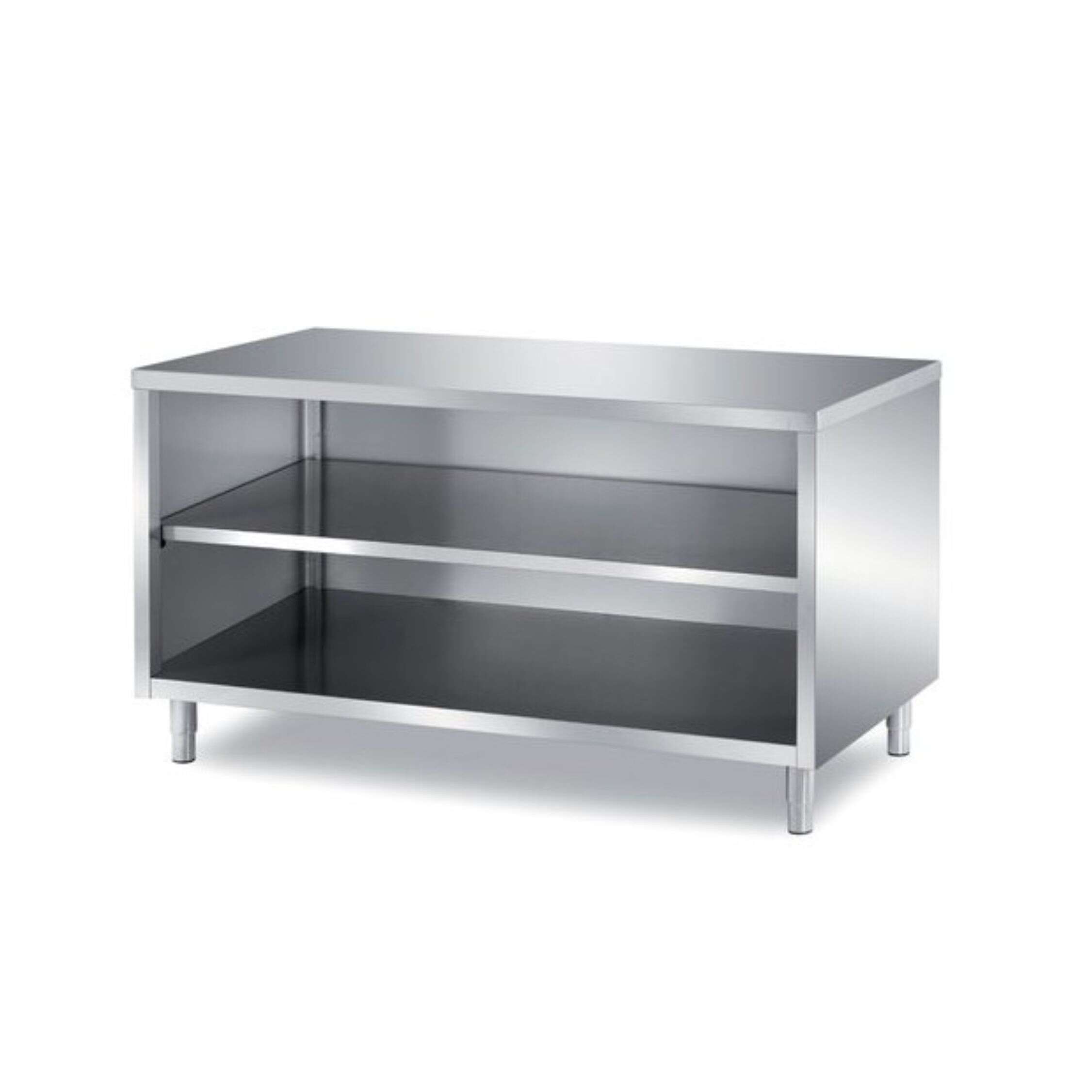 Stainless Steel Open Base Cabinet